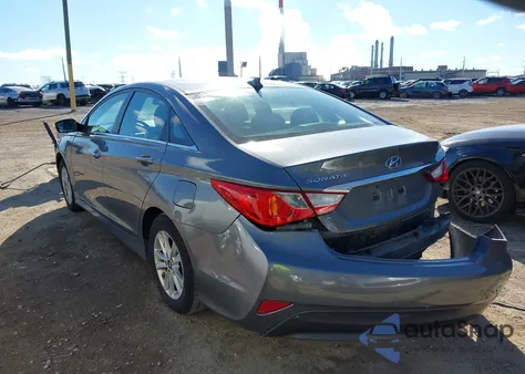 2014 Hyundai Sonata Gls z USA, uszkodzony, nr VIN 5NPEB4AC4EH884261